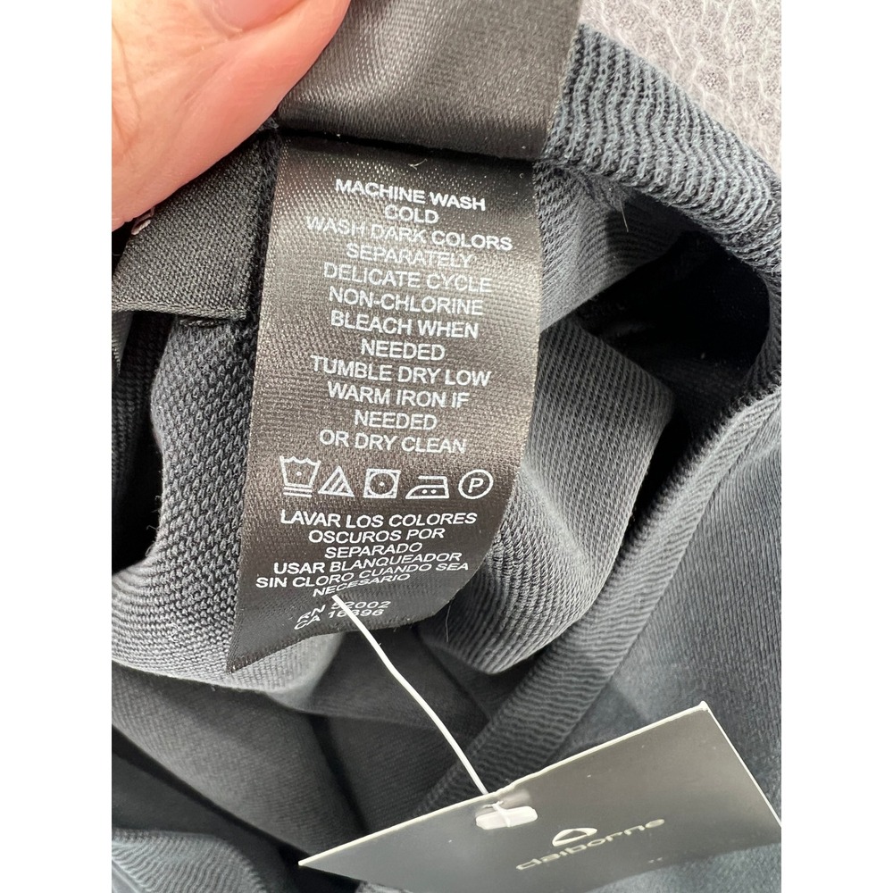 Claiborne Shirt Mens Large Black Modal Blend Short Sleeve Crew Neck Tee NWT - Picture 8 of 10
